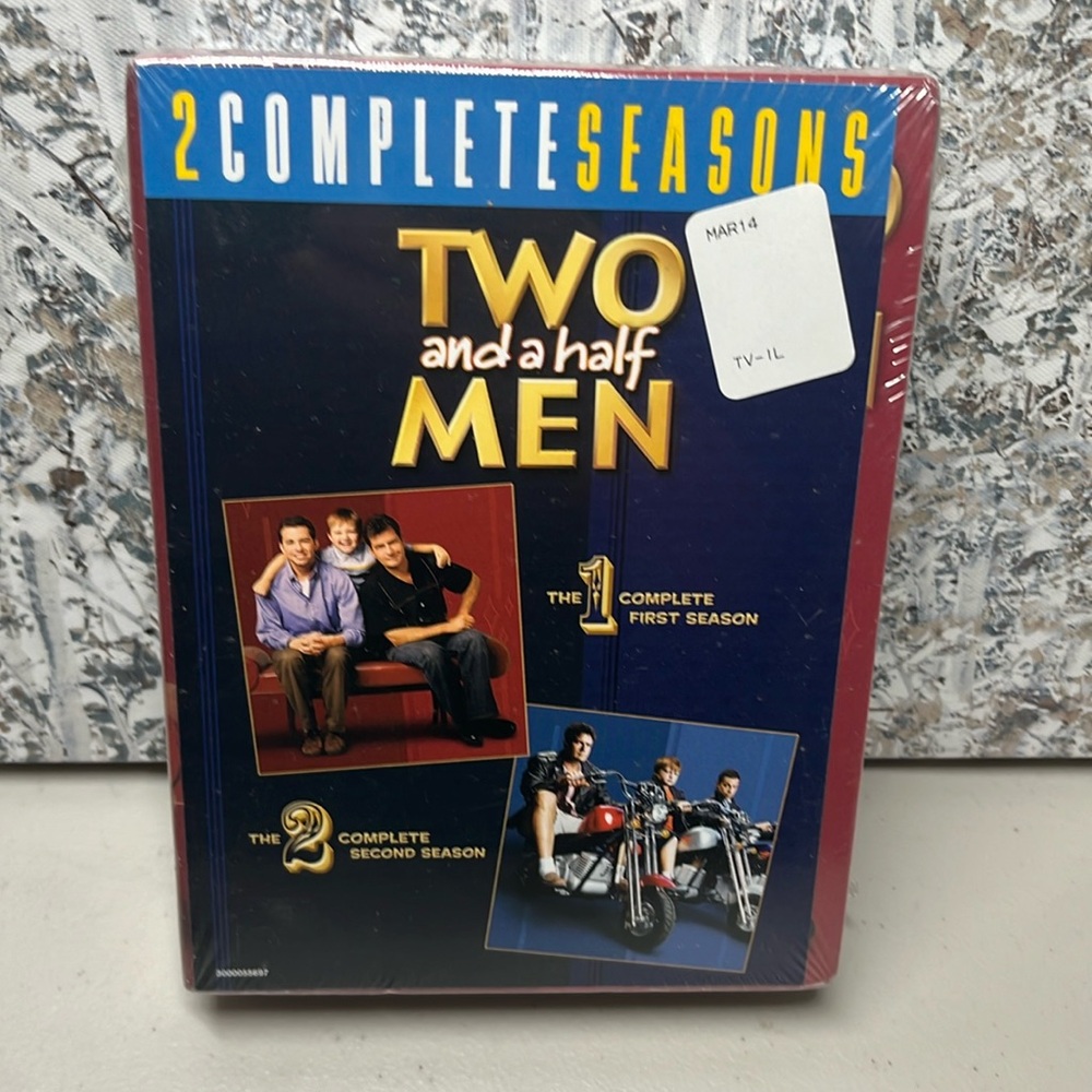 2 COMPLETE SEASONS 1 & 2 TWO AND A HALF MEN DVD SEALED
